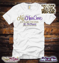 Load image into Gallery viewer, Kei'HairCare Collections by KeiHarryiah Tee Shirt (Center Design Only)