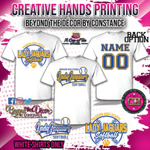 Load image into Gallery viewer, Lady Jaguars🐾 (Madison High School) Tee Shirt (Center Design)