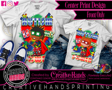 Load image into Gallery viewer, Color Center Print Design Tee Shirt- Short Sleeve (Any Design) Adult & Youth