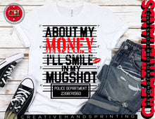 Load image into Gallery viewer, ABOUT MY Oversized Center Print Design: Custom Tee Shirt- Short Sleeve