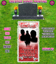 Load image into Gallery viewer, Grave Cover Blanket : Custom Memorial Cover