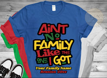 Load image into Gallery viewer, Ain&#39;t No Family Like The One I Got:  Adult Color Tee Shirt- Short Sleeve
