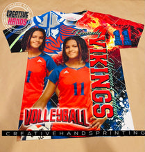 Load image into Gallery viewer, (3D) All Over Print Custom Tee Shirt - Front Only
