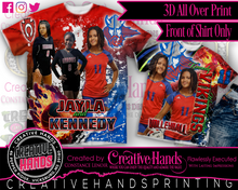 Load image into Gallery viewer, (3D) All Over Print Custom Tee Shirt - Front Only
