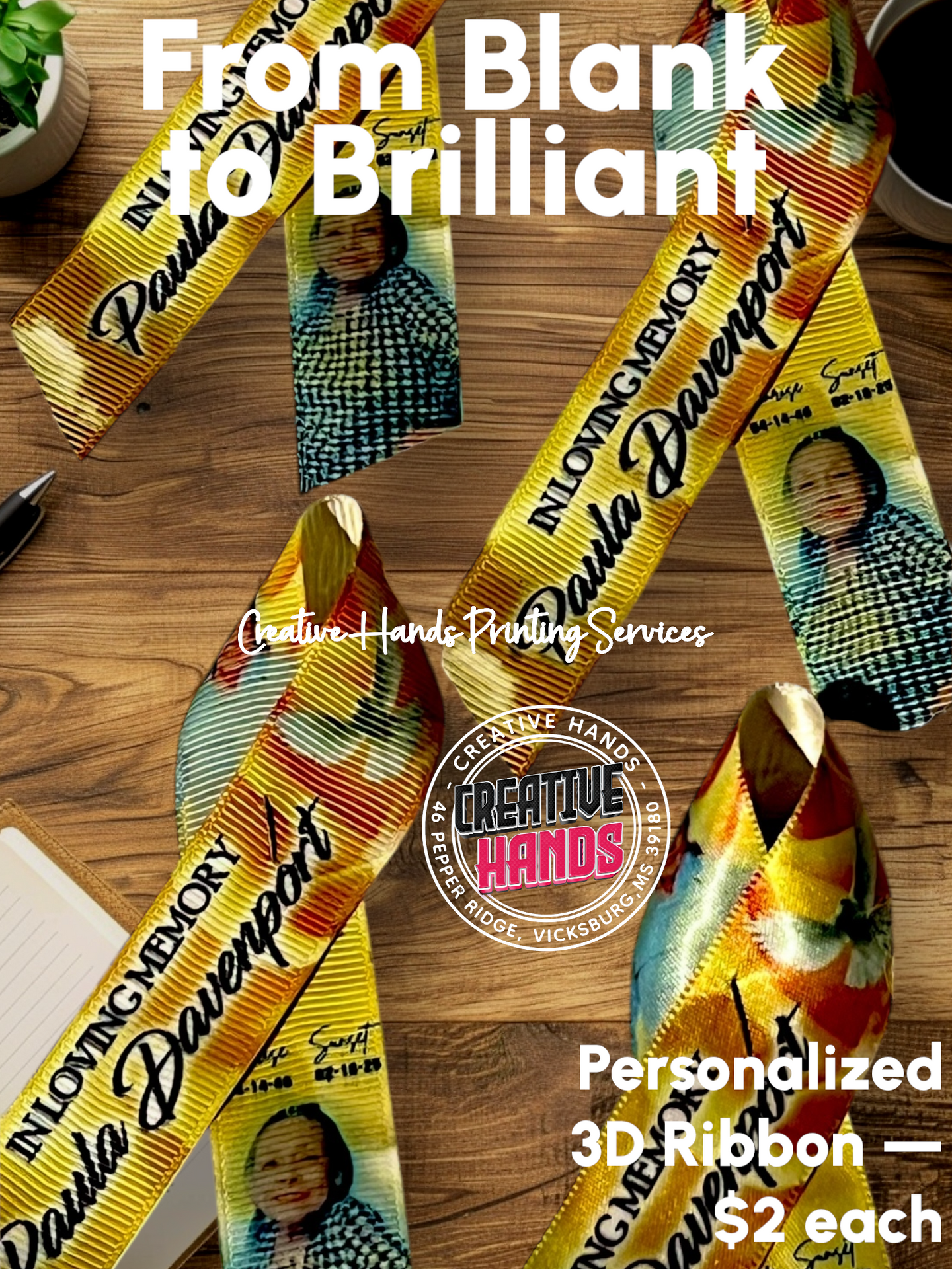 3D Custom Ribbons