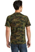 Load image into Gallery viewer, Camouflage Center Print Design: Custom Tee Shirt- Short Sleeve (Any Design)
