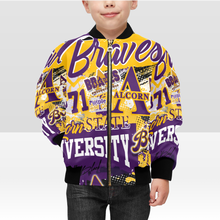 Load image into Gallery viewer, All Over Print Custom Bomber Adult and Youth Jacket
