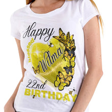 Load image into Gallery viewer, Birthday, Mother&#39;s Day etc.. Tee Shirt- Short or Long Sleeve
