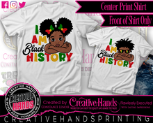 Load image into Gallery viewer, Juneteenth Center Print Design: Custom Tee Shirt- Short Sleeve (Designs 1-68)
