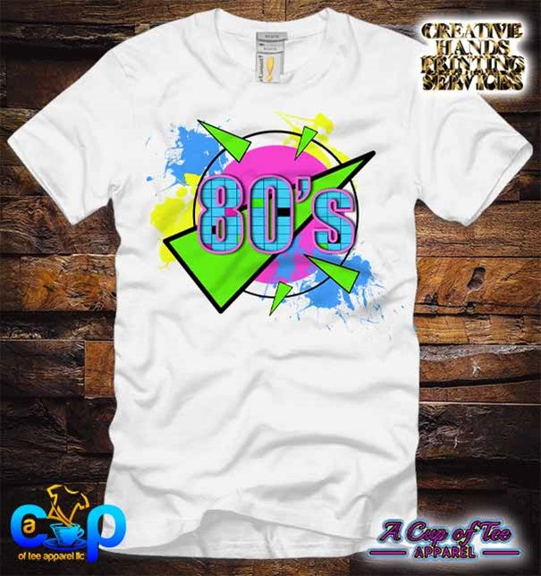 80's Baby Vintage Tee Shirt (Center Design)