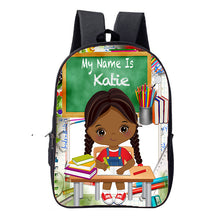 Load image into Gallery viewer, Personalized Full-Size Backpack - Custom 3D Backpack for Kids -Book Bag
