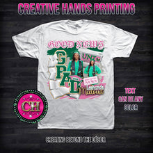 Load image into Gallery viewer, Graduation Good News Center Print Design: Custom Tee Shirt- Short Sleeve
