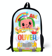 Load image into Gallery viewer, Personalized Full-Size Backpack - Custom 3D Backpack for Kids -Book Bag
