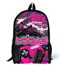 Load image into Gallery viewer, Personalized Full-Size Backpack - Custom 3D Backpack for Kids -Book Bag
