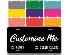 Load image into Gallery viewer, Custom License Plate Personalized Plate | Custom Car Tags | 6 x 12 Inch Personalized Aluminum Vanity License Plates
