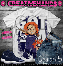 Load image into Gallery viewer, CHUCKY Oversized Design: Custom Tee Shirt- Short Sleeve -Front Only
