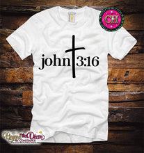 Load image into Gallery viewer, Christian Quote Tee Shirt (Center Design)- Short Sleeve
