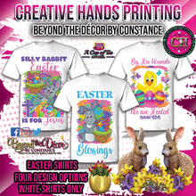 Load image into Gallery viewer, Easter Tee Shirt (Center Design)
