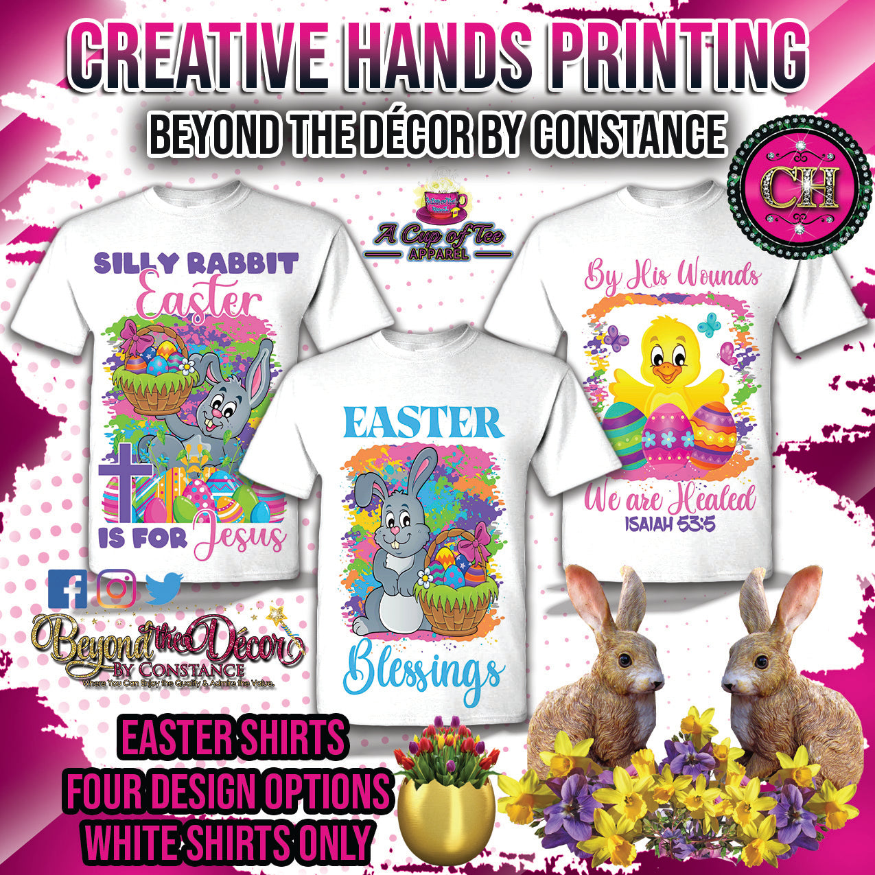 Easter Tee Shirt (Center Design)