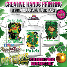 Load image into Gallery viewer, Saint Patrick Day: Center Print Design: Custom Tee Shirt- Short Sleeve
