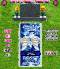 Load image into Gallery viewer, Grave Cover Blanket : Custom Memorial Cover
